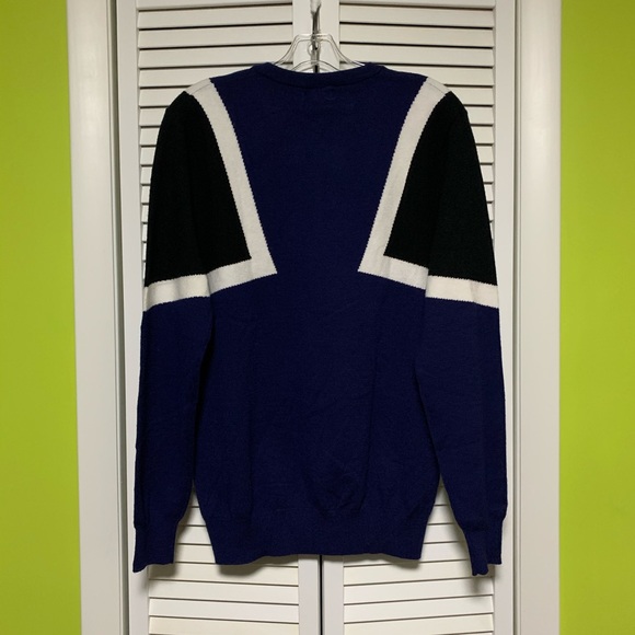 Zara Man black/blue NWT crew neck - Picture 3 of 7